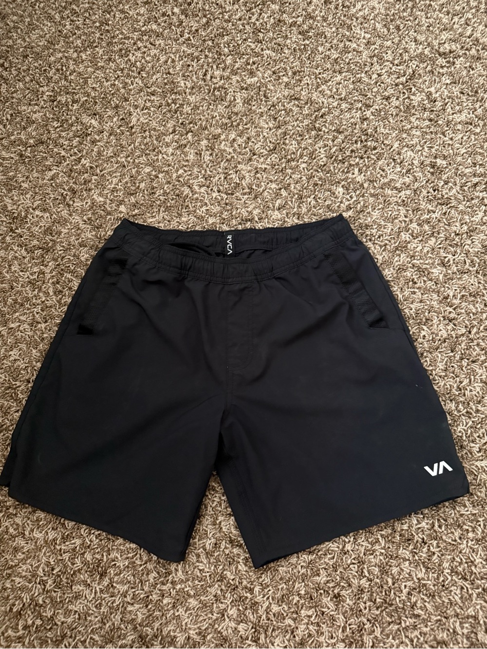 RVCA Black Men’s Swim Hybrids size small
